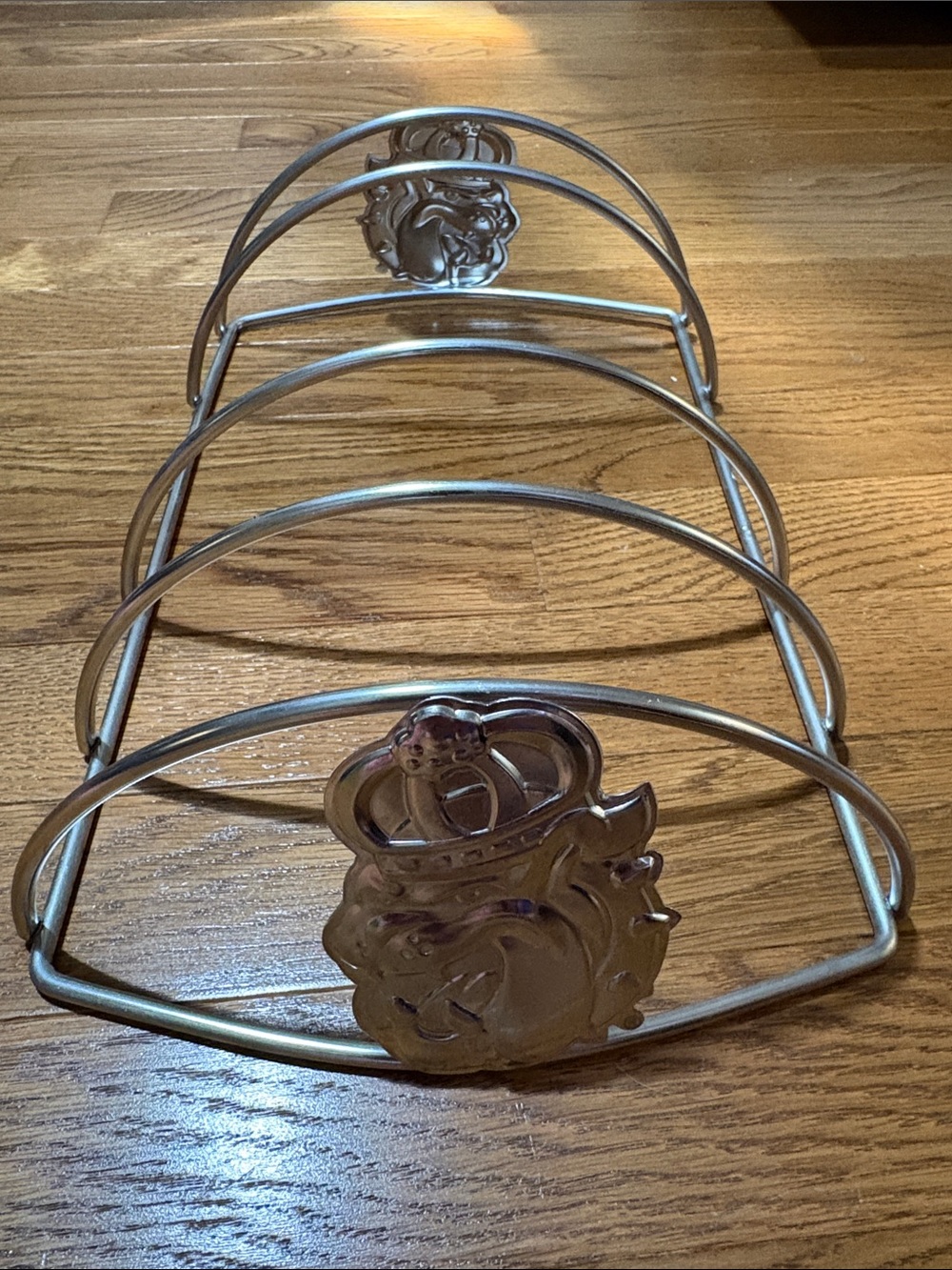 JMU James Madison University Silver File Paper Holder One Size OS Duke Dog Head